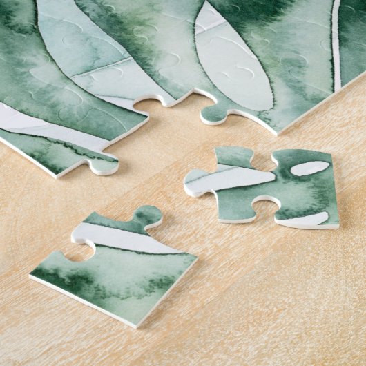 Tropical Palm Split Leaf Puzzle (Seite)