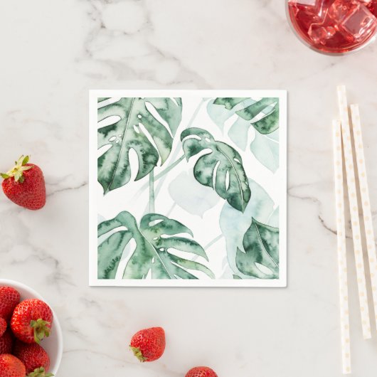 Tropical Palm Split Leaf Serviette (Beispiel)