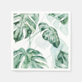 Tropical Palm Split Leaf Serviette (Vorderseite)