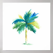 Tropical Palm Treatro Sociale Banca Poster (Vorne)