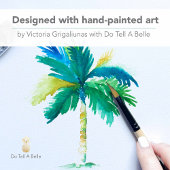 Tropical Palm Treatro Sociale Banca Poster