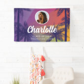 Tropical Palm Tree Abschluss Banner (Insitu)