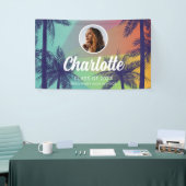 Tropical Palm Tree Abschluss Banner (Messeveranstaltung)