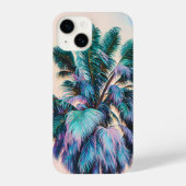 Tropical Palm Tree Art Phone Case iPhone Hülle (Rückseite)