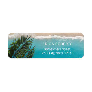 Tropical Palm Tree & Beach