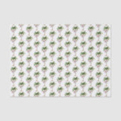 Tropical Palm Tree Beach Christmas Seidenpapier (Vorderseite)
