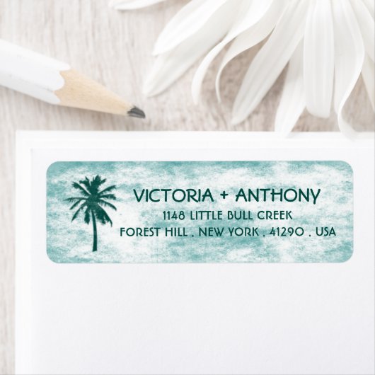 Tropical Palm Tree Beach Hochzeit (Insitu)