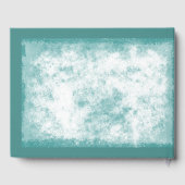 Tropical Palm Tree Beach Hochzeit Gästebuch (Rückseite)