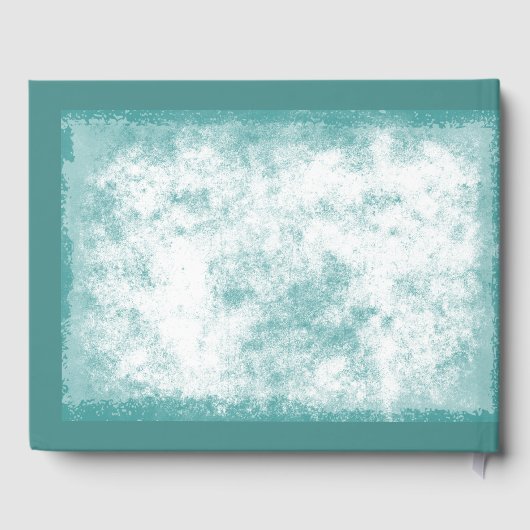 Tropical Palm Tree Beach Hochzeit Gästebuch (Rückseite)