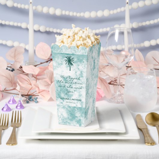 Tropical Palm Tree Beach Hochzeit Geschenkschachtel (Hochzeit)