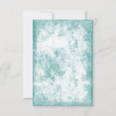 Tropical Palm Tree Beach Hochzeit RSVP Karte (Rückseite)