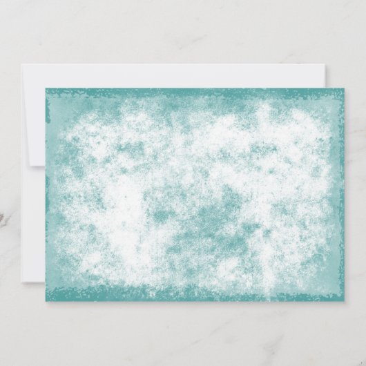 Tropical Palm Tree Beach Hochzeit Save the Date (Rückseite)