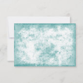 Tropical Palm Tree Beach Hochzeit UAWG RSVP Karte (Rückseite)