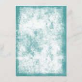 Tropical Palm Tree Beach Hochzeitsmenü Menükarte (Rückseite)