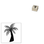 Tropical Palm Tree Beach Island Paradise Gummistempel (Stempel)