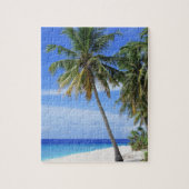 Tropical Palm Tree Beach Puzzle (Vertikal)