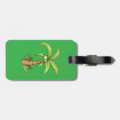 Tropical Palm Tree Beach und Island Vibes Gepäckanhänger (Rückseite horizontal)