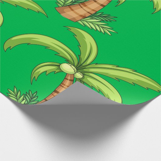 Tropical Palm Tree Beach und Island Vibes Geschenkpapier