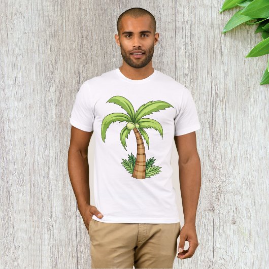 Tropical Palm Tree Beach und Island Vibes T-Shirt