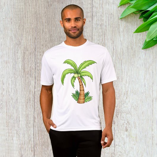 Tropical Palm Tree Beach und Island Vibes T-Shirt