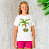 Tropical Palm Tree Beach und Island Vibes T-Shirt