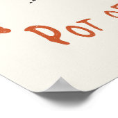 Tropical Palm Tree Beach Vibes Summer Sun Retro Poster (Ecke)