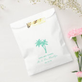 Tropical Palm Tree Beach Wedding Favor Bag Geschenktütchen (Versiegelt)