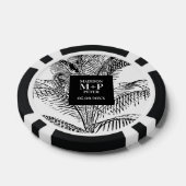 Tropical Palm Tree Blätter Beach Wedding Gefallen Pokerchips (Einzeln)