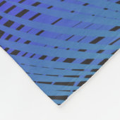 Tropical Palm Tree Blätter Jungle Rainbow Fleecedecke (Ecke)