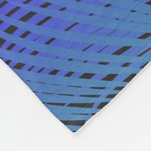 Tropical Palm Tree Blätter Jungle Rainbow Fleecedecke (Ecke)