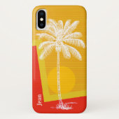 Tropical Palm Tree Case-Mate iPhone Hülle (Rückseite)