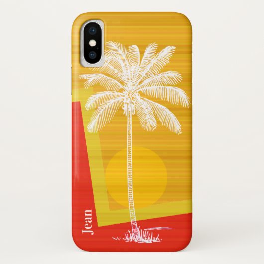 Tropical Palm Tree Case-Mate iPhone Hülle (Rückseite)