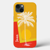 Tropical Palm Tree Case-Mate iPhone Hülle (Rückseite)