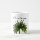 Tropical Palm Tree Chic Personal Kaffeetasse (Mittel)