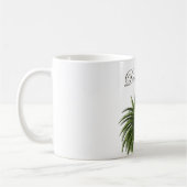 Tropical Palm Tree Chic Personal Kaffeetasse (Links)