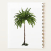 Tropical Palm Tree Chuppah Elegante Moderne Hochze Planer (Rückseite)