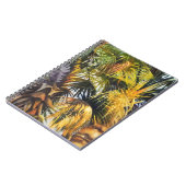 Tropical Palm Tree Colorful Original Painting Notizblock (Linke Seite)