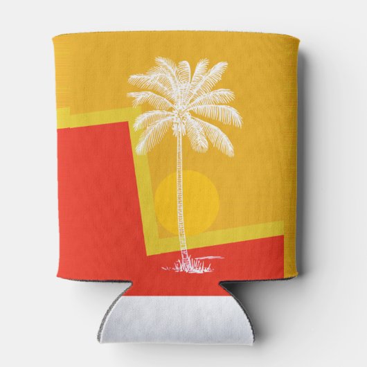 Tropical Palm Tree Dosenkühler (Rückseite)