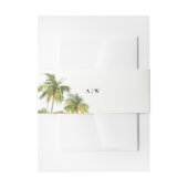 Tropical Palm Tree Einladungsbanderole (Vorderseite Beispiel)
