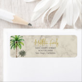 Tropical Palm Tree Elegante Creme (Insitu)