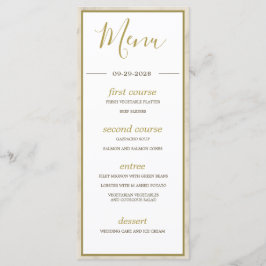 Tropical Palm Tree Elegante Moderne Rustikale Hoch Menükarte