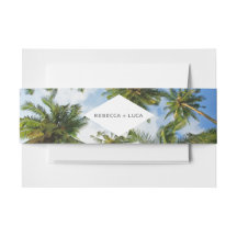 Tropical Palm Tree Florida Beach Wedding