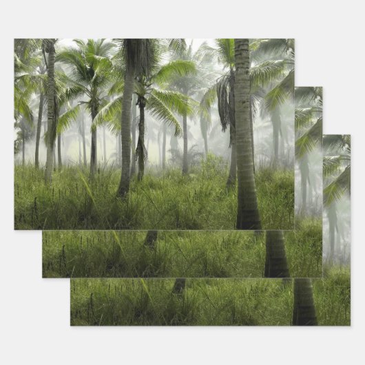 Tropical Palm Tree Forest Geschenkpapier Set (Set)