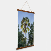 Tropical Palm Tree Fotografic Botanical Wandteppich Mit Holzrahmen (Gewinkelt)