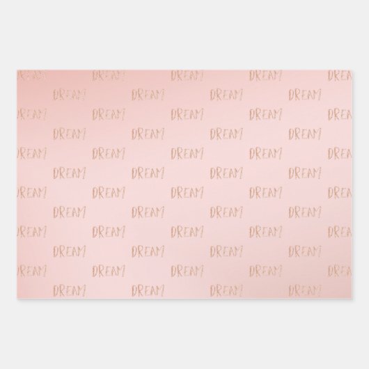 Tropical Palm Tree Gold Glitzer Traum Geschenkpapier Set (Vorderseite 3)