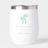 Tropical Palm Tree Hochzeit in Urlaubsort Fevor (Links)