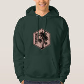 "Tropical Palm Tree Hoodie - Relaxe Island Vibes" (Vorderseite)
