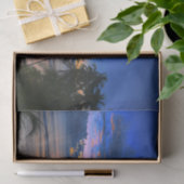 Tropical Palm Tree Island Exotic Beach Sunset Seidenpapier (Geschenk)