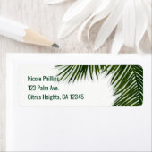 Tropical Palm Tree Leaf Elegante Sommereinladung (Insitu)