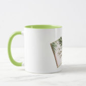 Tropical Palm Tree Leaves Green White Limes Beach Tasse (Links)